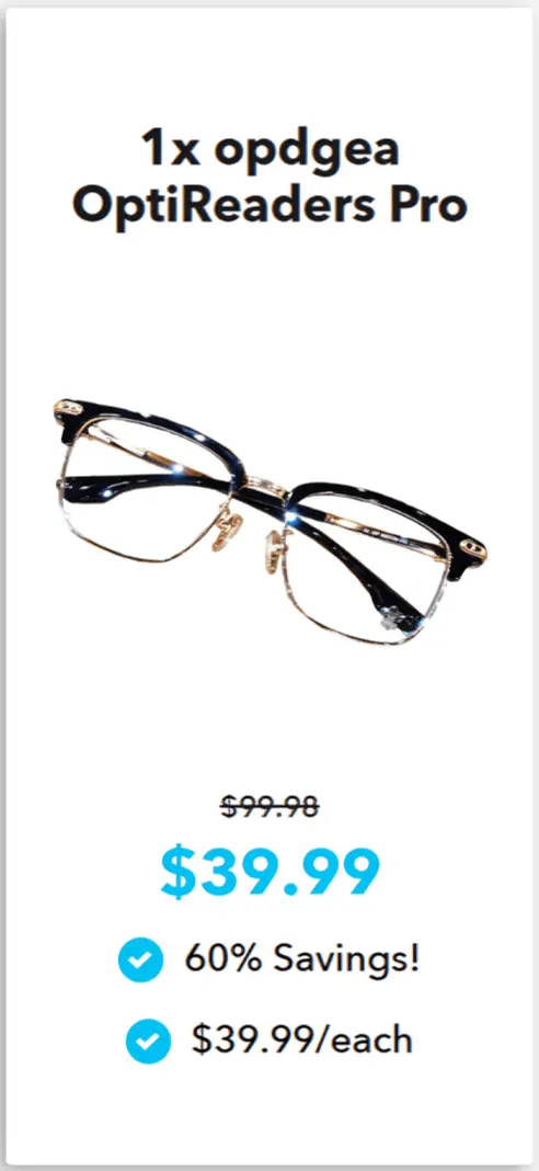 OptiReaders Pro offer price